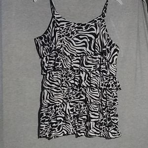 3/$15💲Zebra print summer top